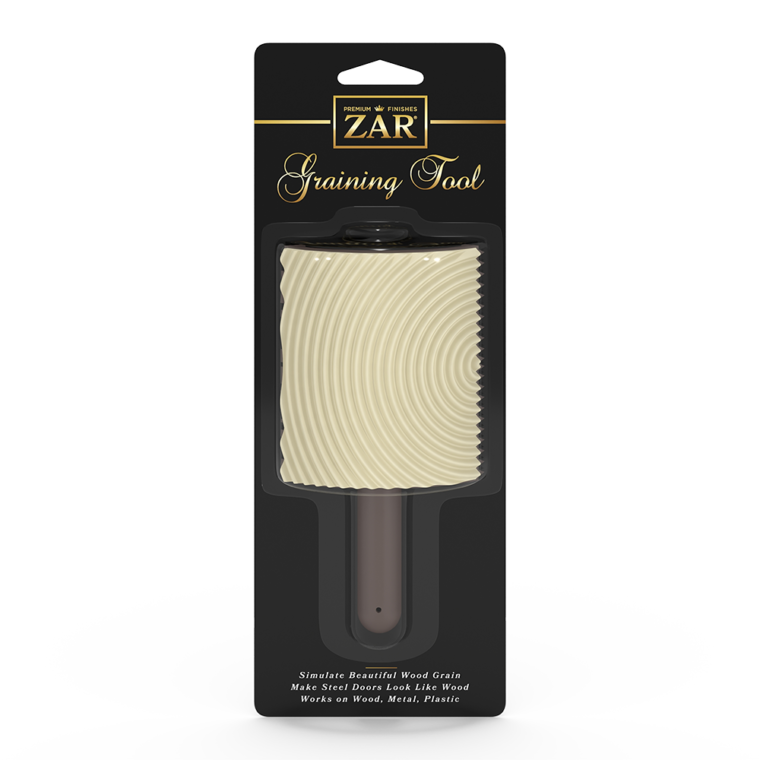 A packaged ZAR Wood Graining Tool.